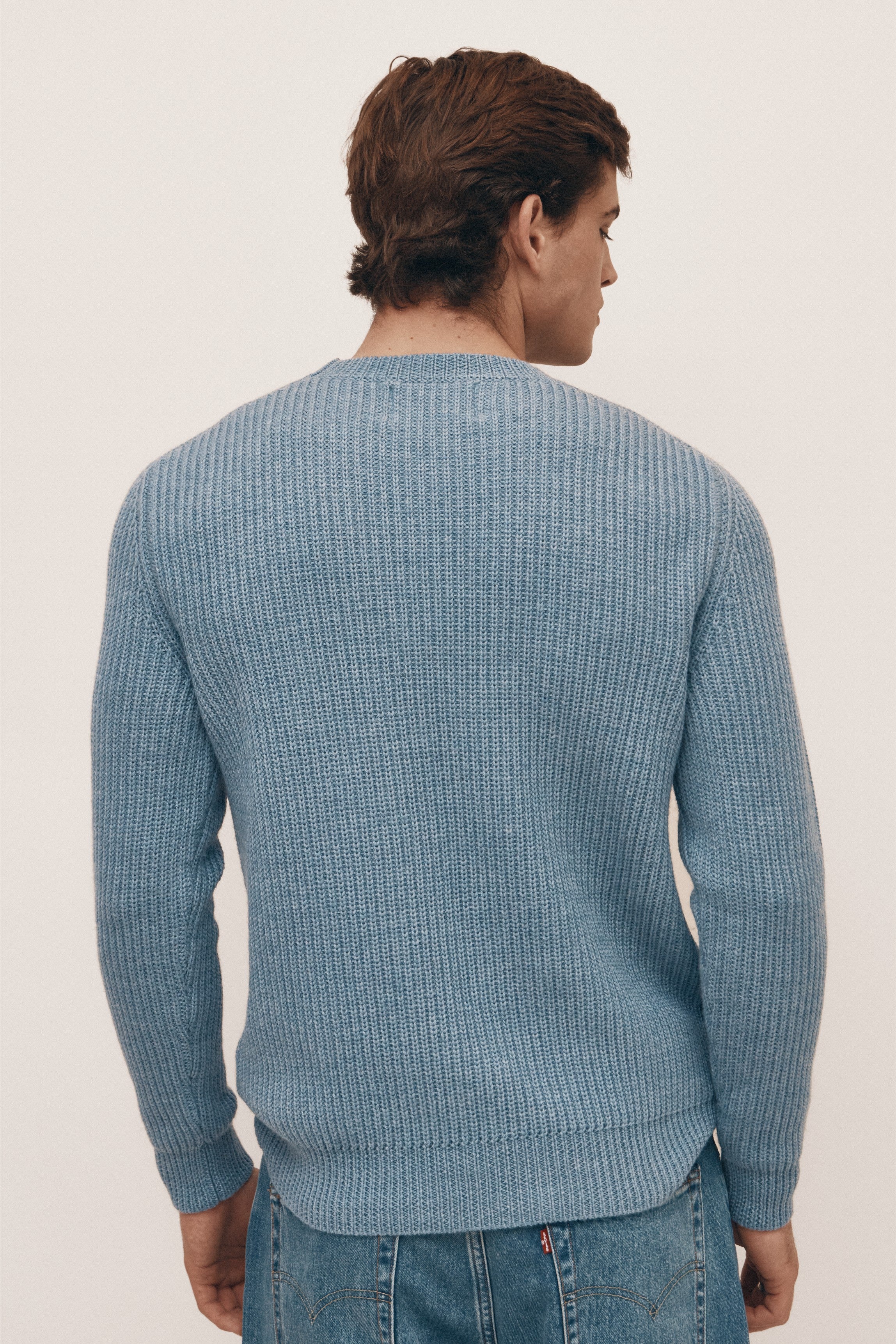 Soft Blue Extra Fine Merino Sweater