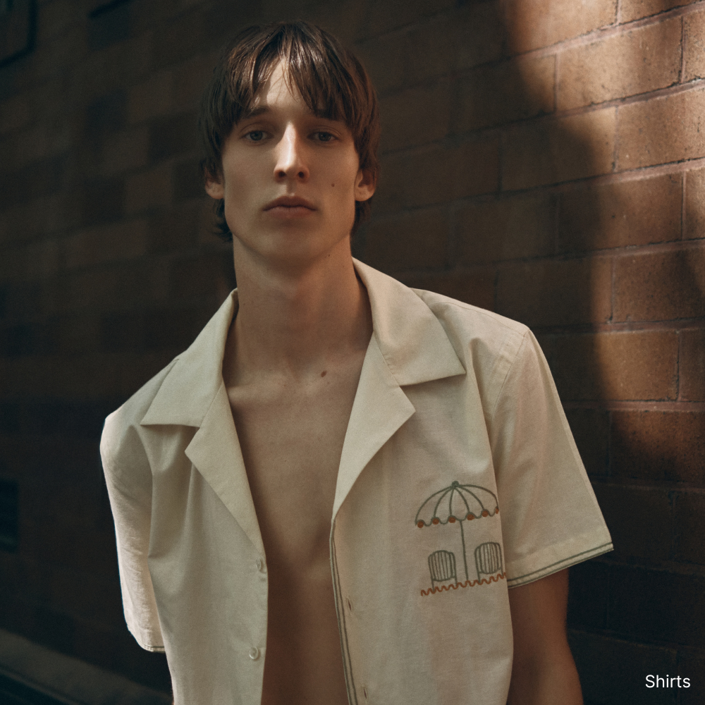 Hand embroidered shirts