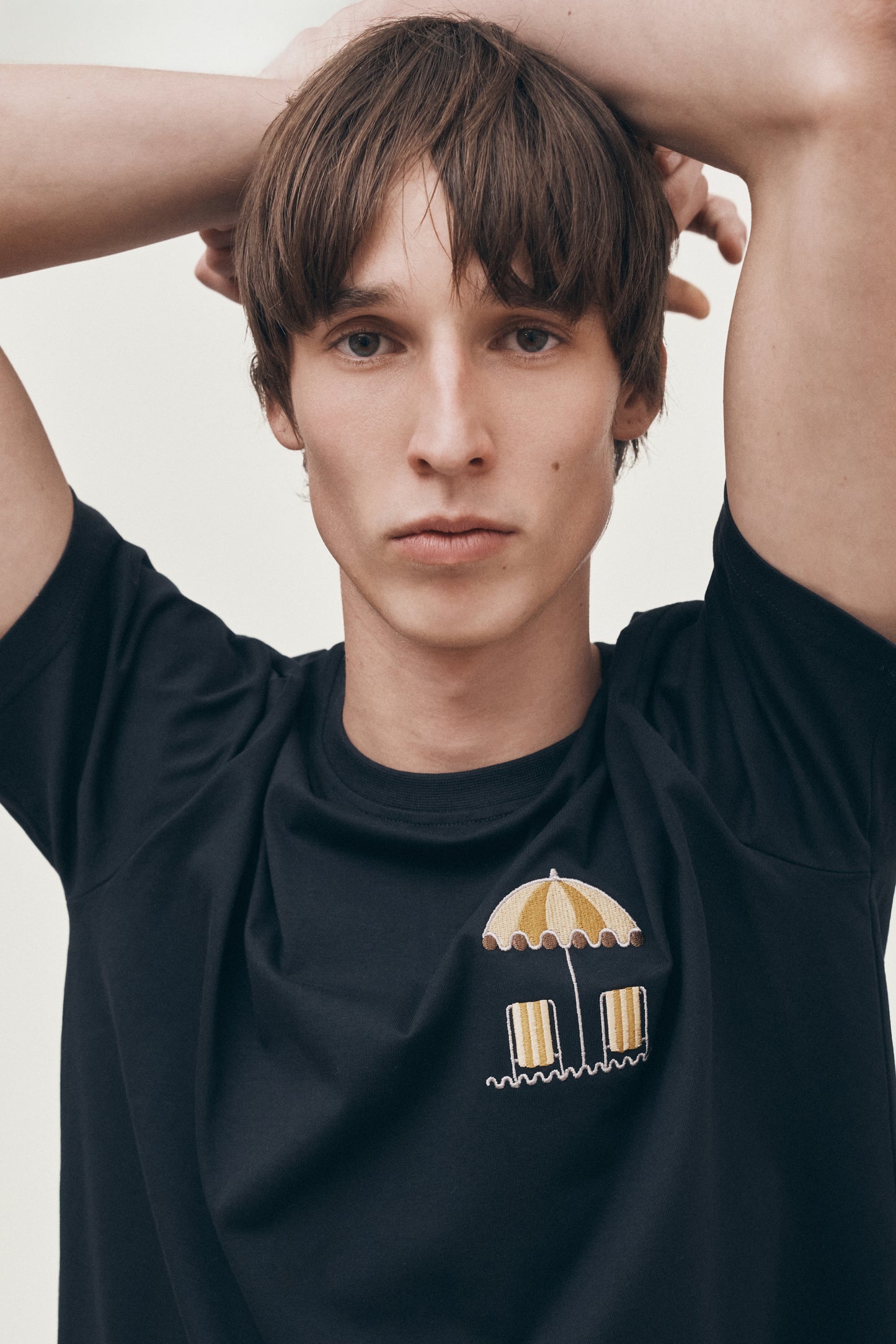 Navy organic cotton t-shirt