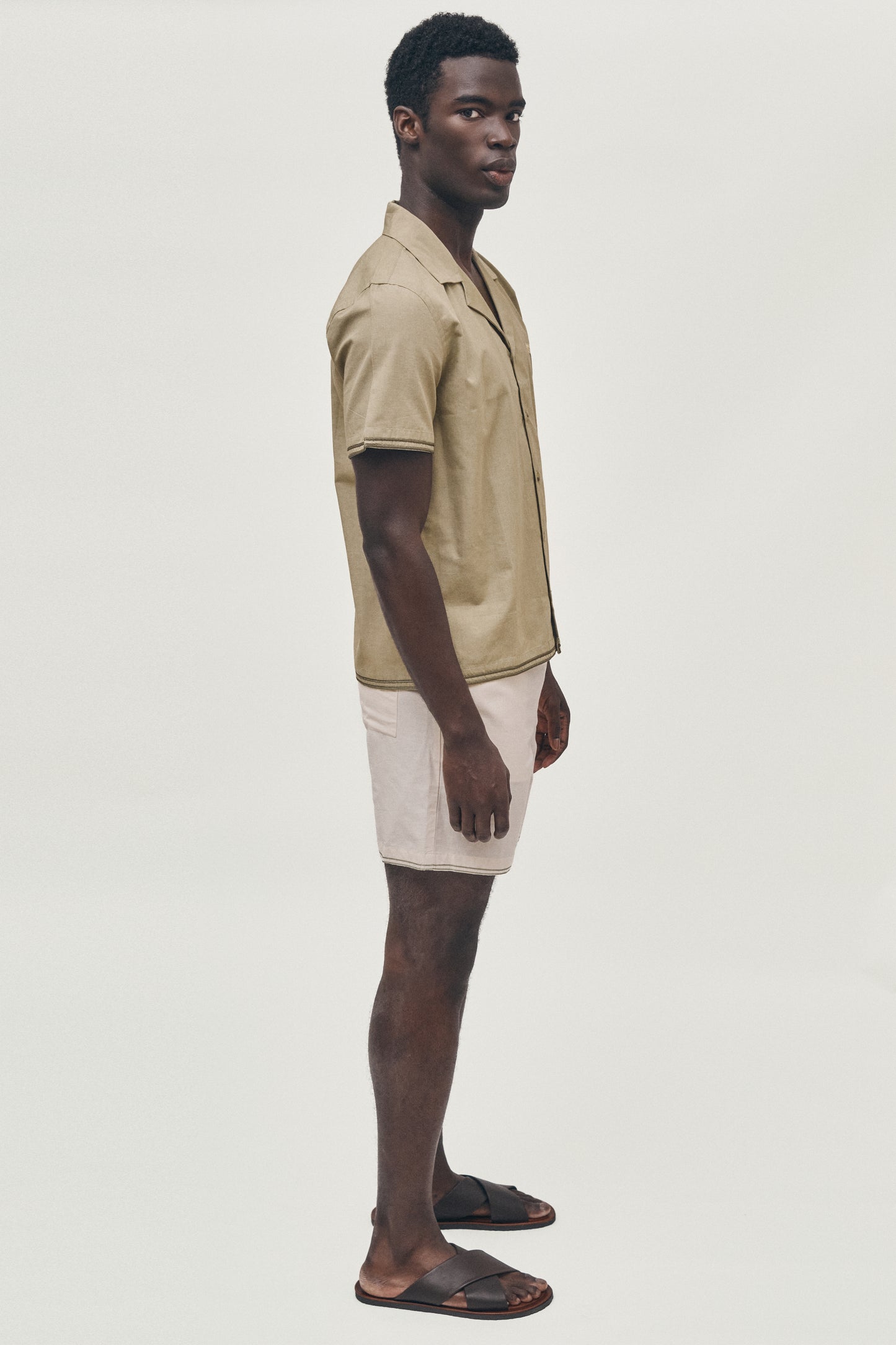 Balcony hand-embroidered shirt