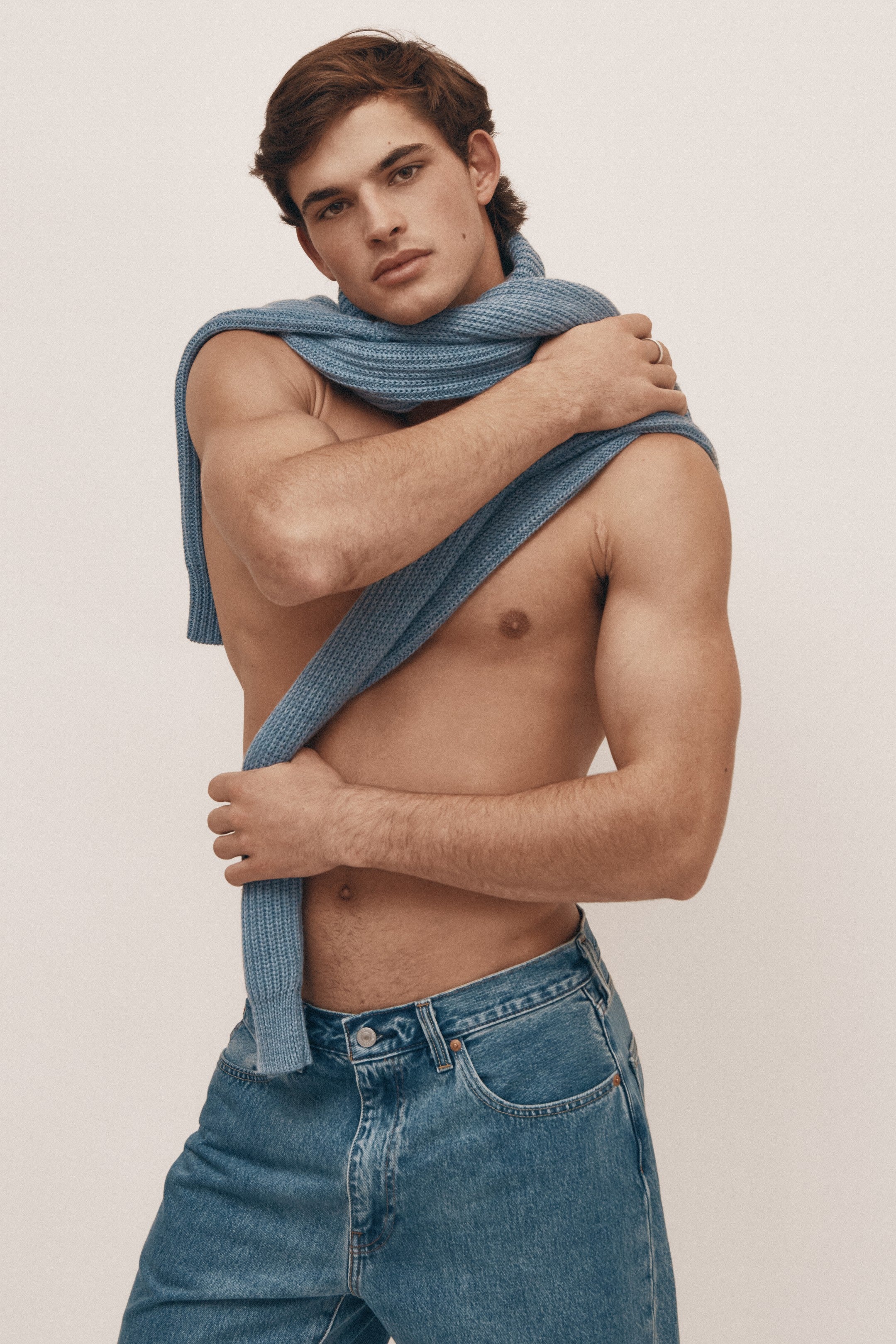 Soft Blue Extra Fine Merino Sweater