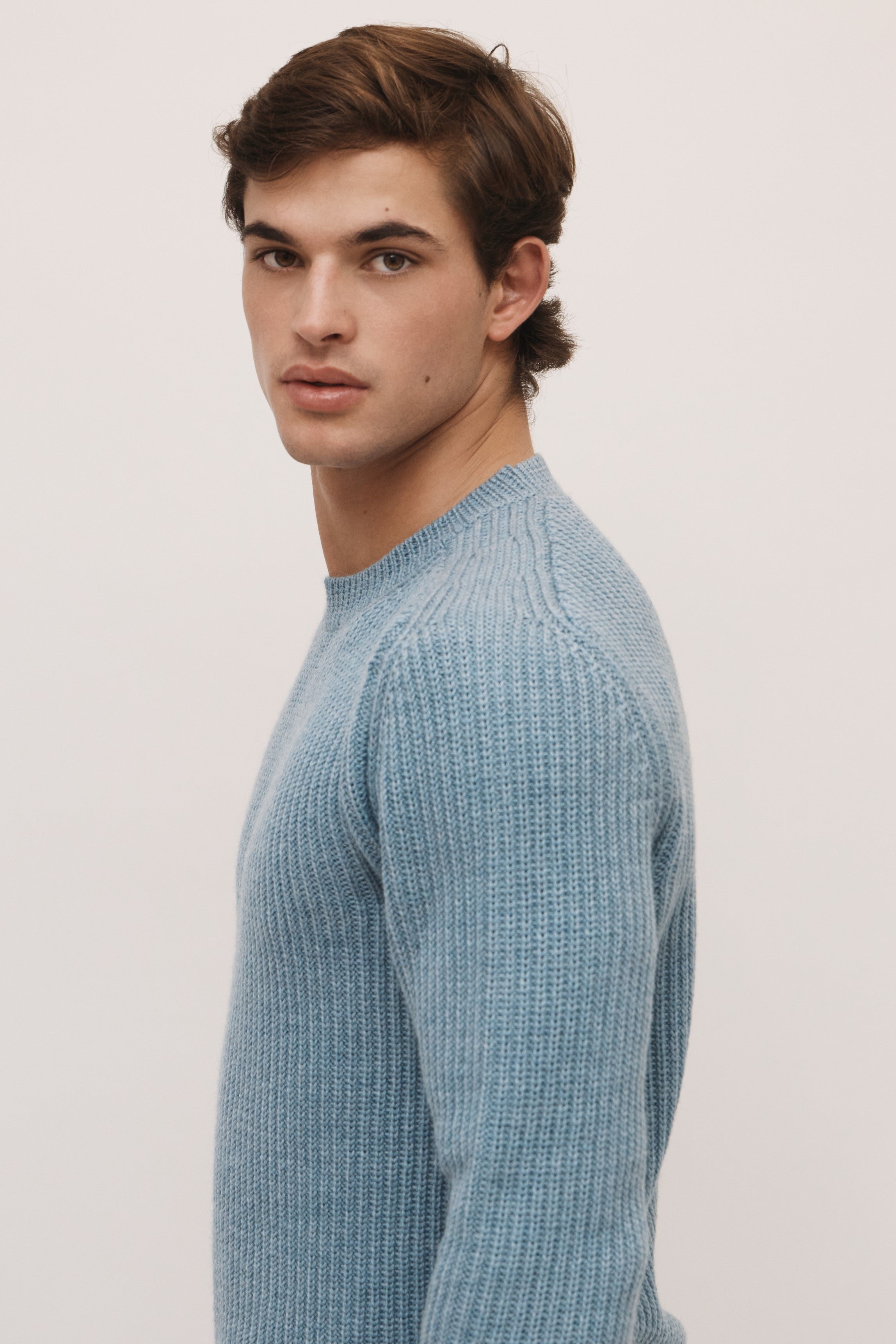 Soft Blue Extra Fine Merino Sweater