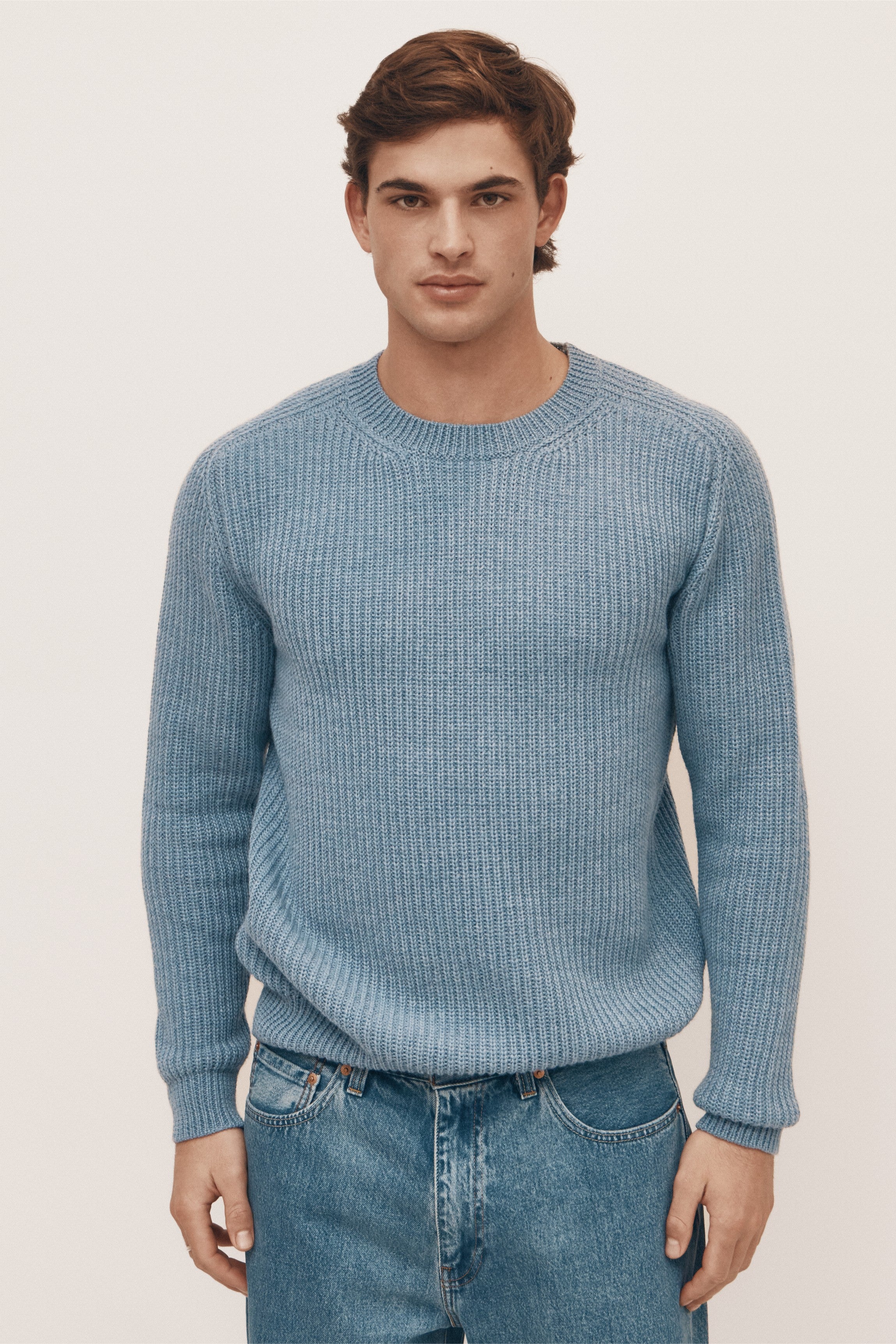 Soft Blue Extra Fine Merino Sweater